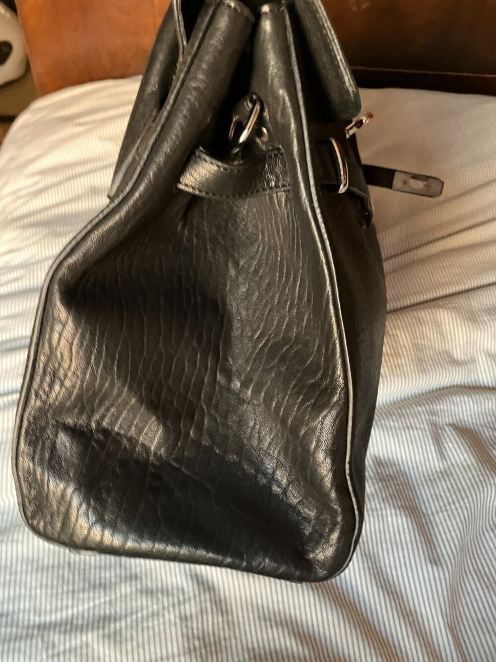 Sabatier Bellecour 617 Bubble Noir Black Sheep Leather - Picture 8 of 10
